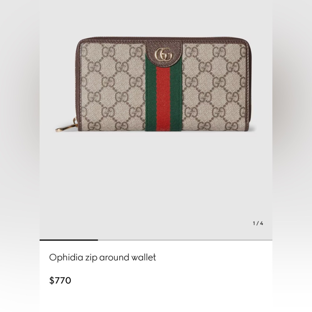 Gucci ZipAround Wallet